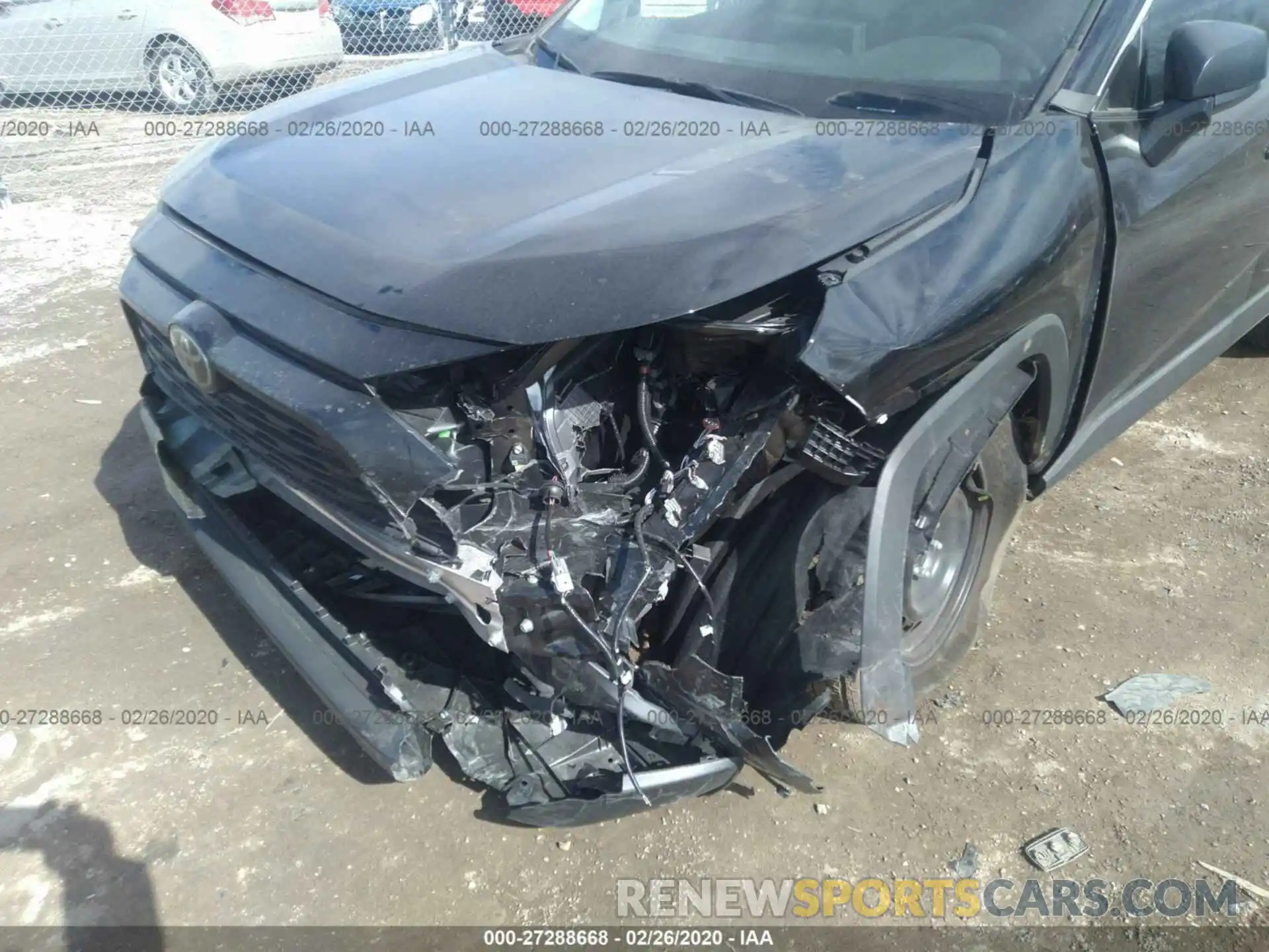 6 Photograph of a damaged car 2T3F1RFV0LC069089 TOYOTA RAV4 2020