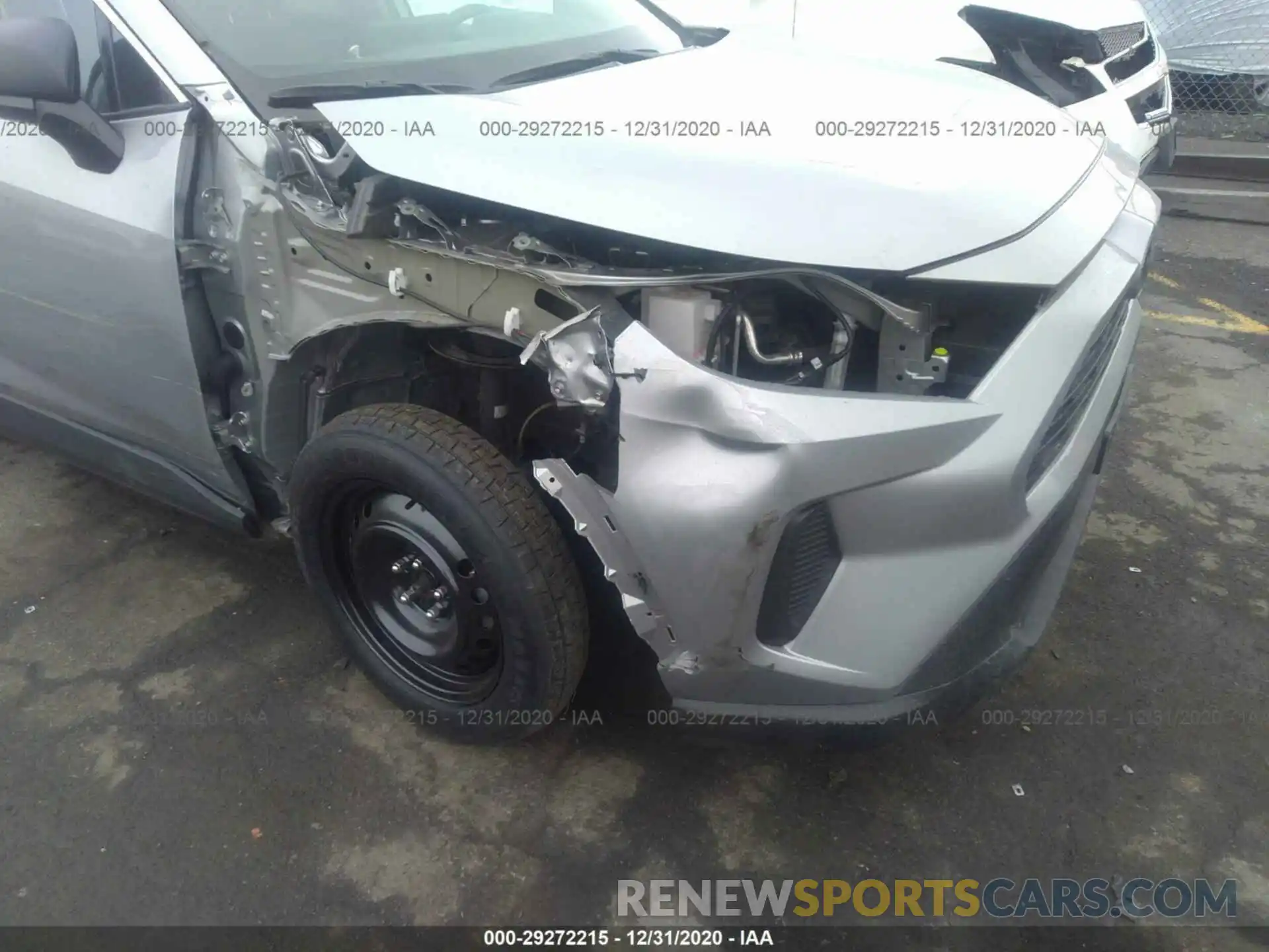 6 Photograph of a damaged car 2T3F1RFV0LC071571 TOYOTA RAV4 2020