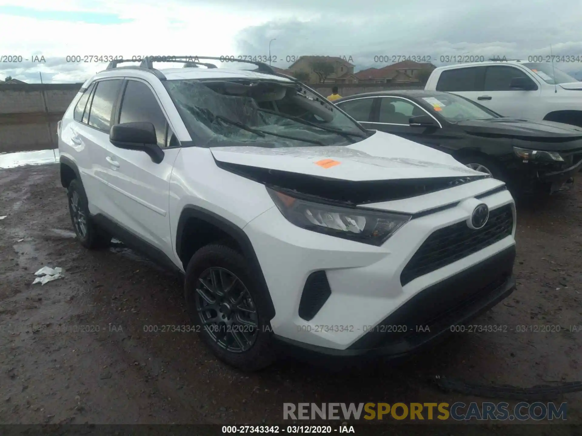 1 Фотография поврежденного автомобиля 2T3F1RFV0LC080366 TOYOTA RAV4 2020