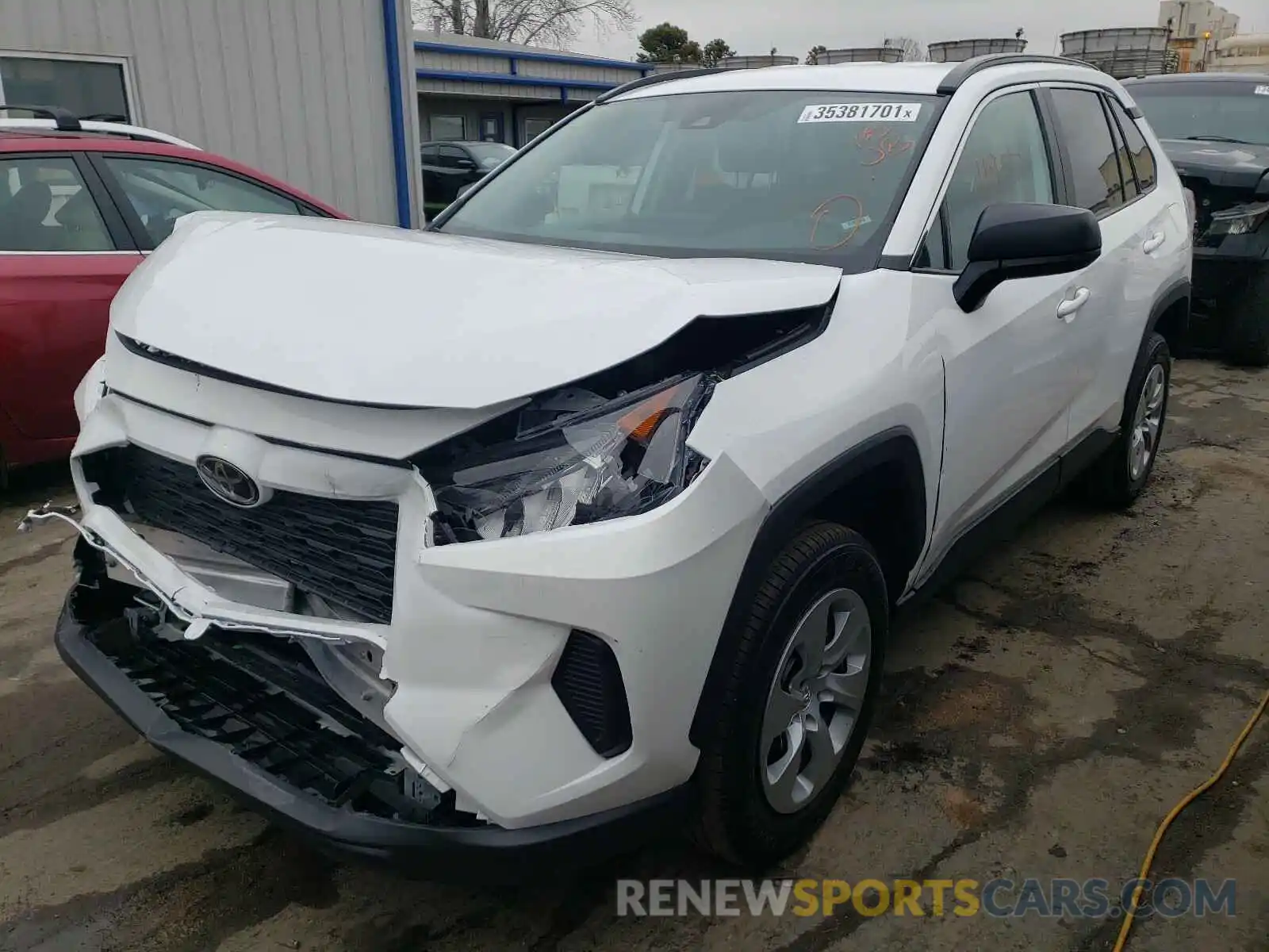 2 Photograph of a damaged car 2T3F1RFV0LC083221 TOYOTA RAV4 2020