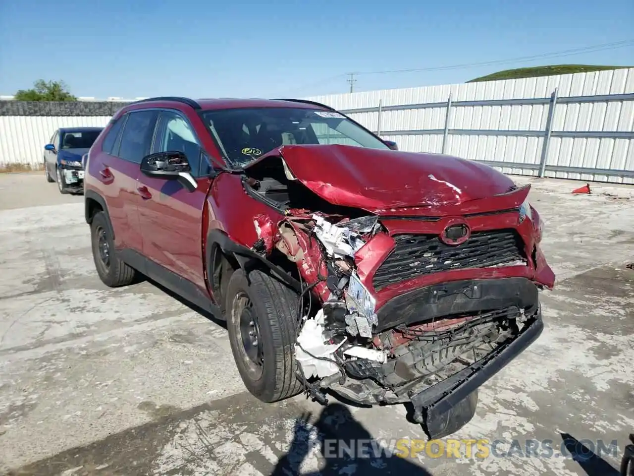 1 Photograph of a damaged car 2T3F1RFV0LC083364 TOYOTA RAV4 2020