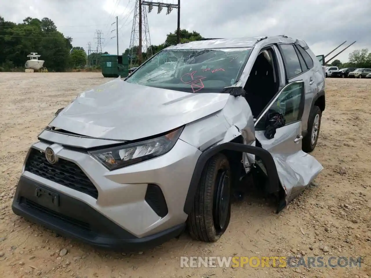 2 Photograph of a damaged car 2T3F1RFV0LC084840 TOYOTA RAV4 2020