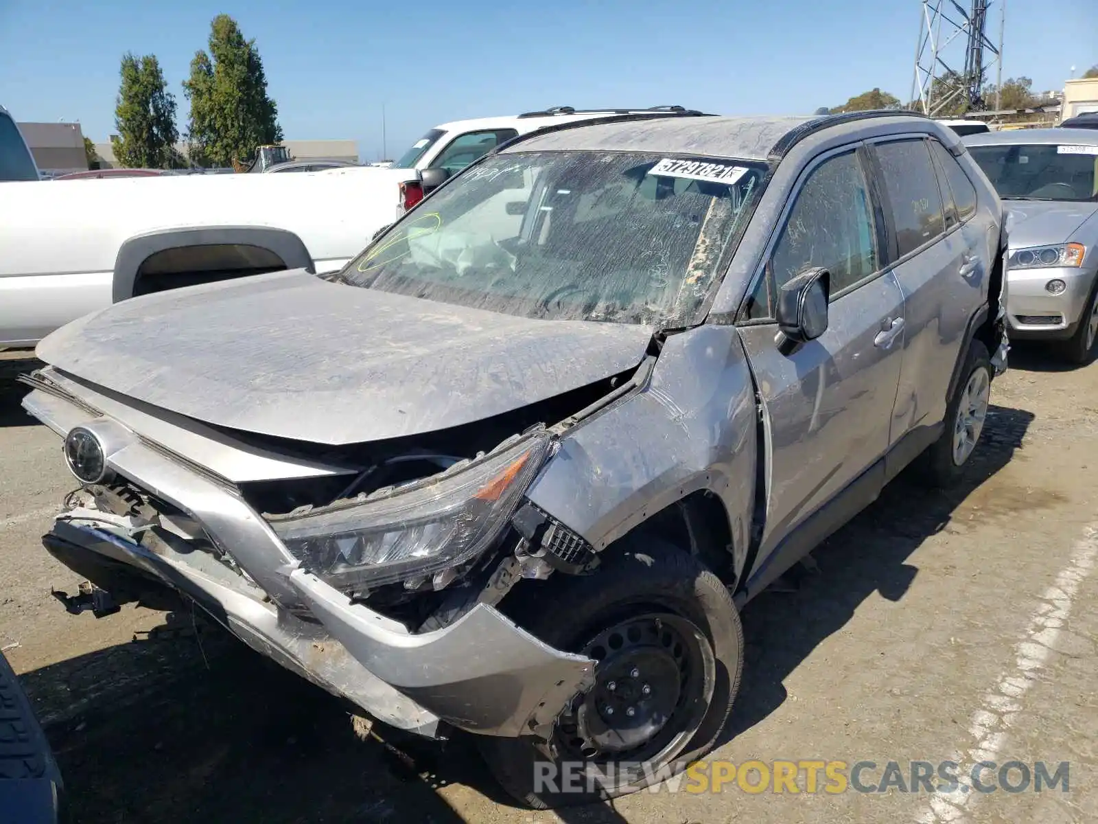 2 Photograph of a damaged car 2T3F1RFV0LC086250 TOYOTA RAV4 2020