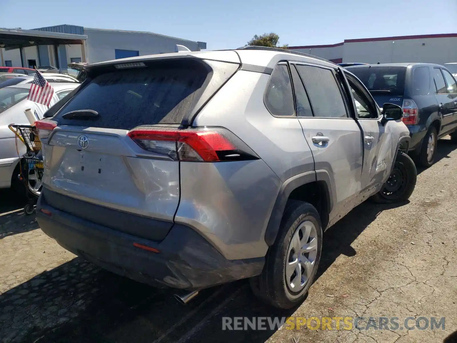 4 Photograph of a damaged car 2T3F1RFV0LC086250 TOYOTA RAV4 2020