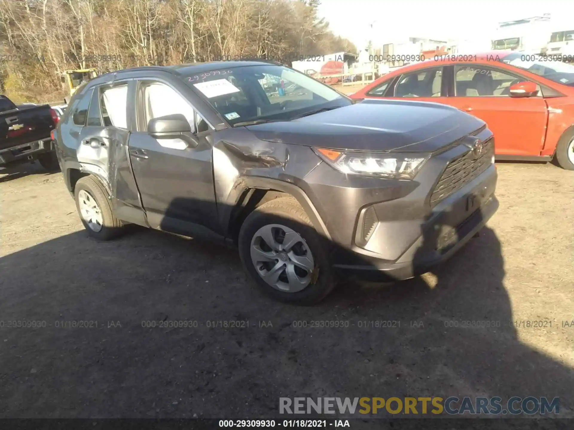 1 Photograph of a damaged car 2T3F1RFV0LC088130 TOYOTA RAV4 2020