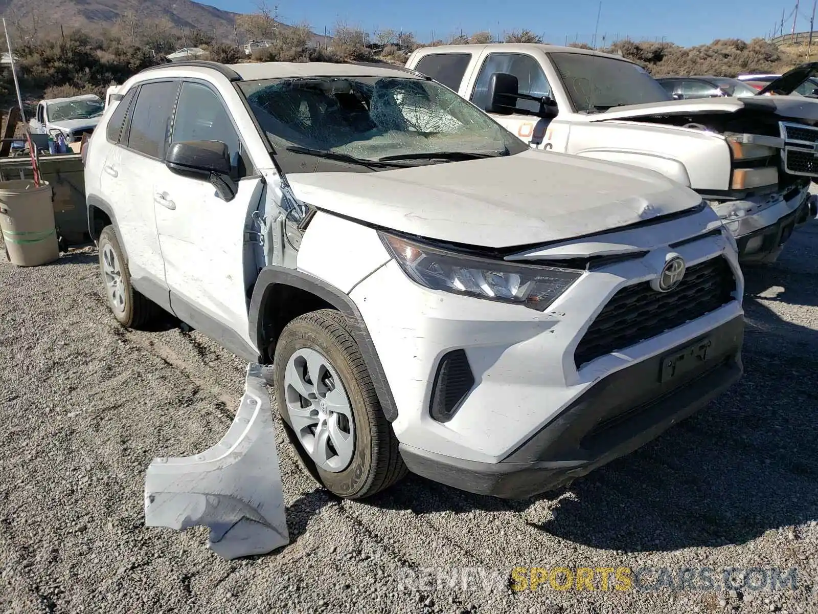 1 Photograph of a damaged car 2T3F1RFV0LC088452 TOYOTA RAV4 2020