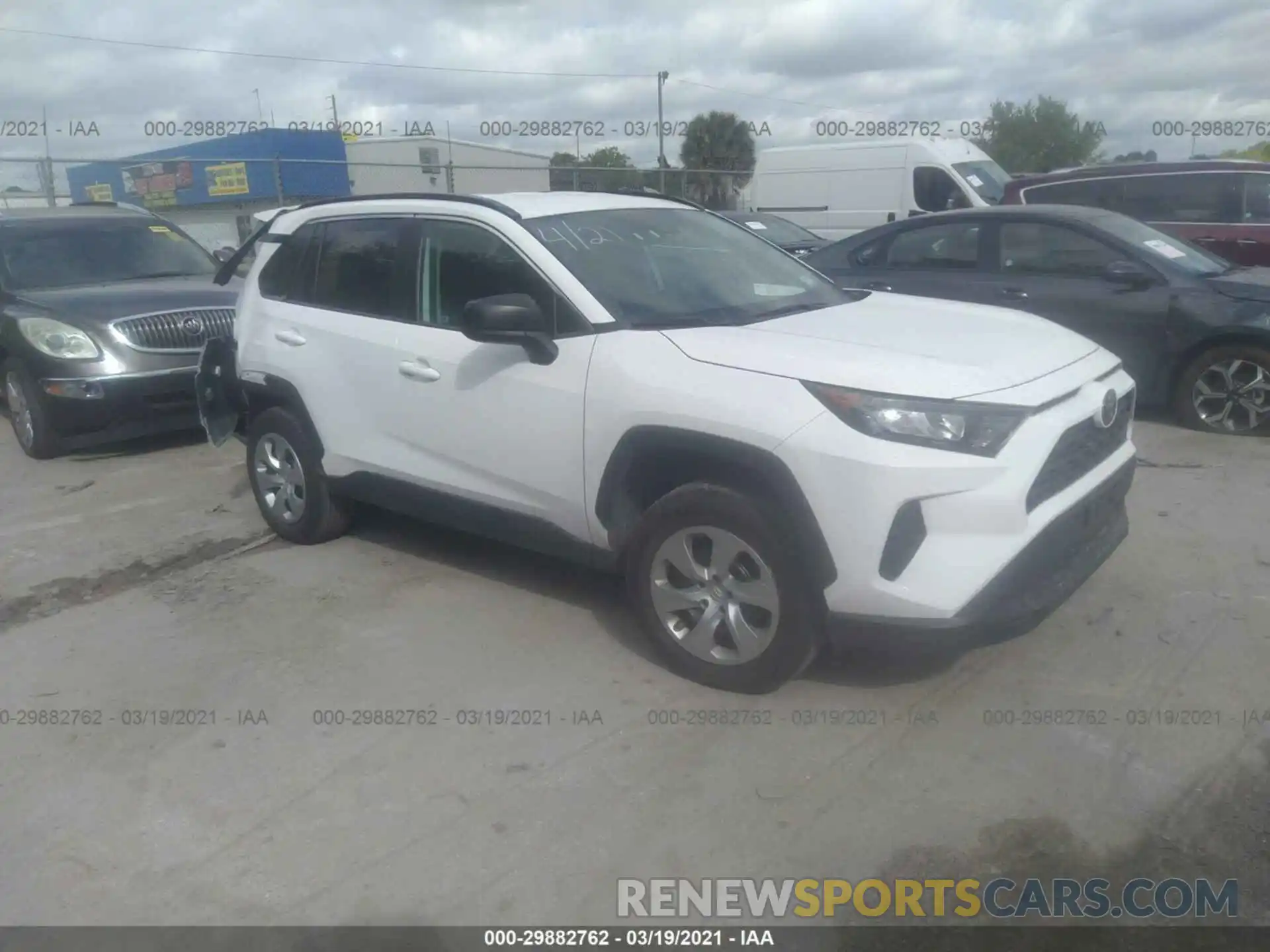 1 Photograph of a damaged car 2T3F1RFV0LC089567 TOYOTA RAV4 2020