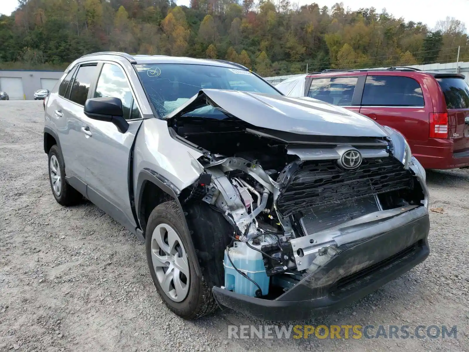 1 Photograph of a damaged car 2T3F1RFV0LC099693 TOYOTA RAV4 2020