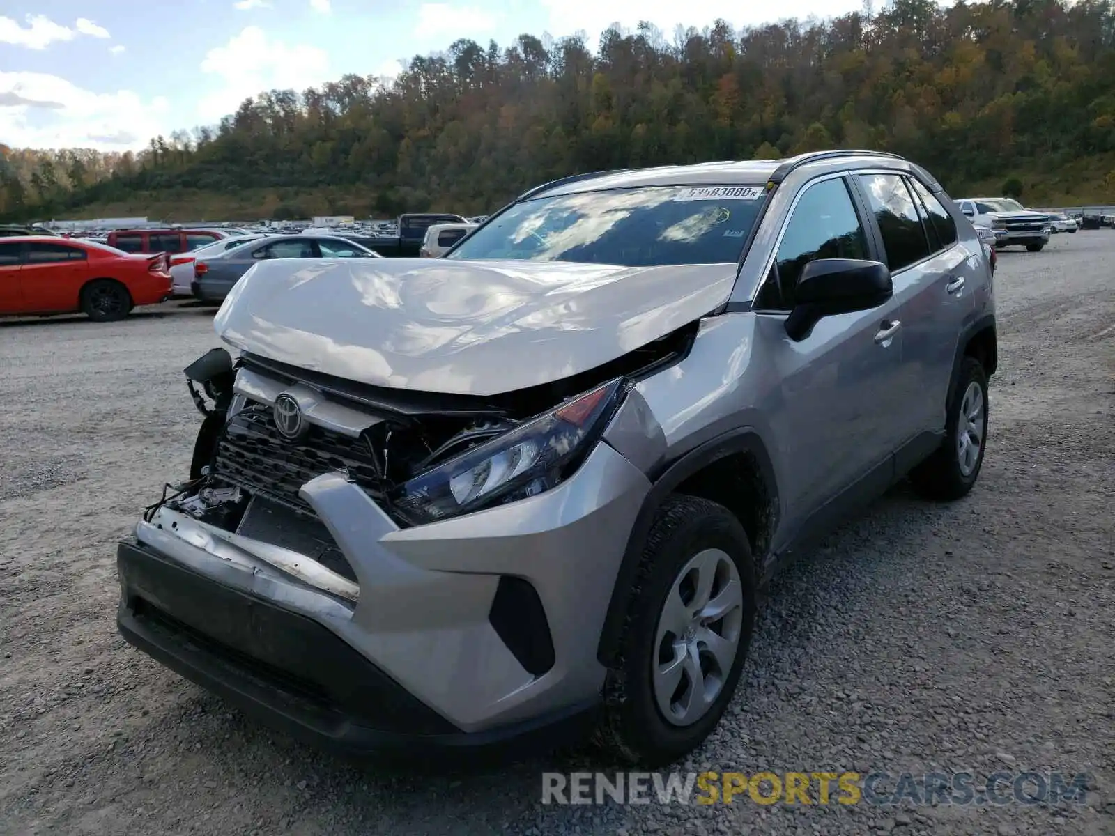 2 Photograph of a damaged car 2T3F1RFV0LC099693 TOYOTA RAV4 2020