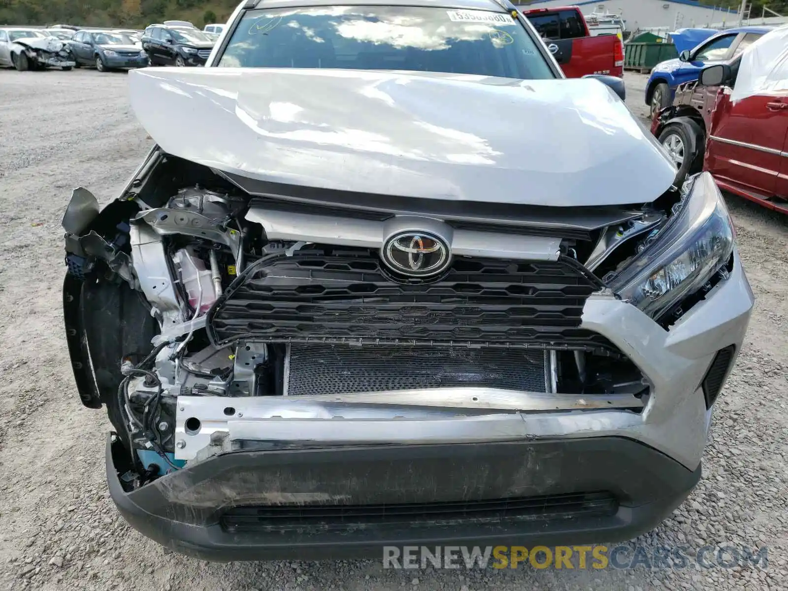 7 Photograph of a damaged car 2T3F1RFV0LC099693 TOYOTA RAV4 2020