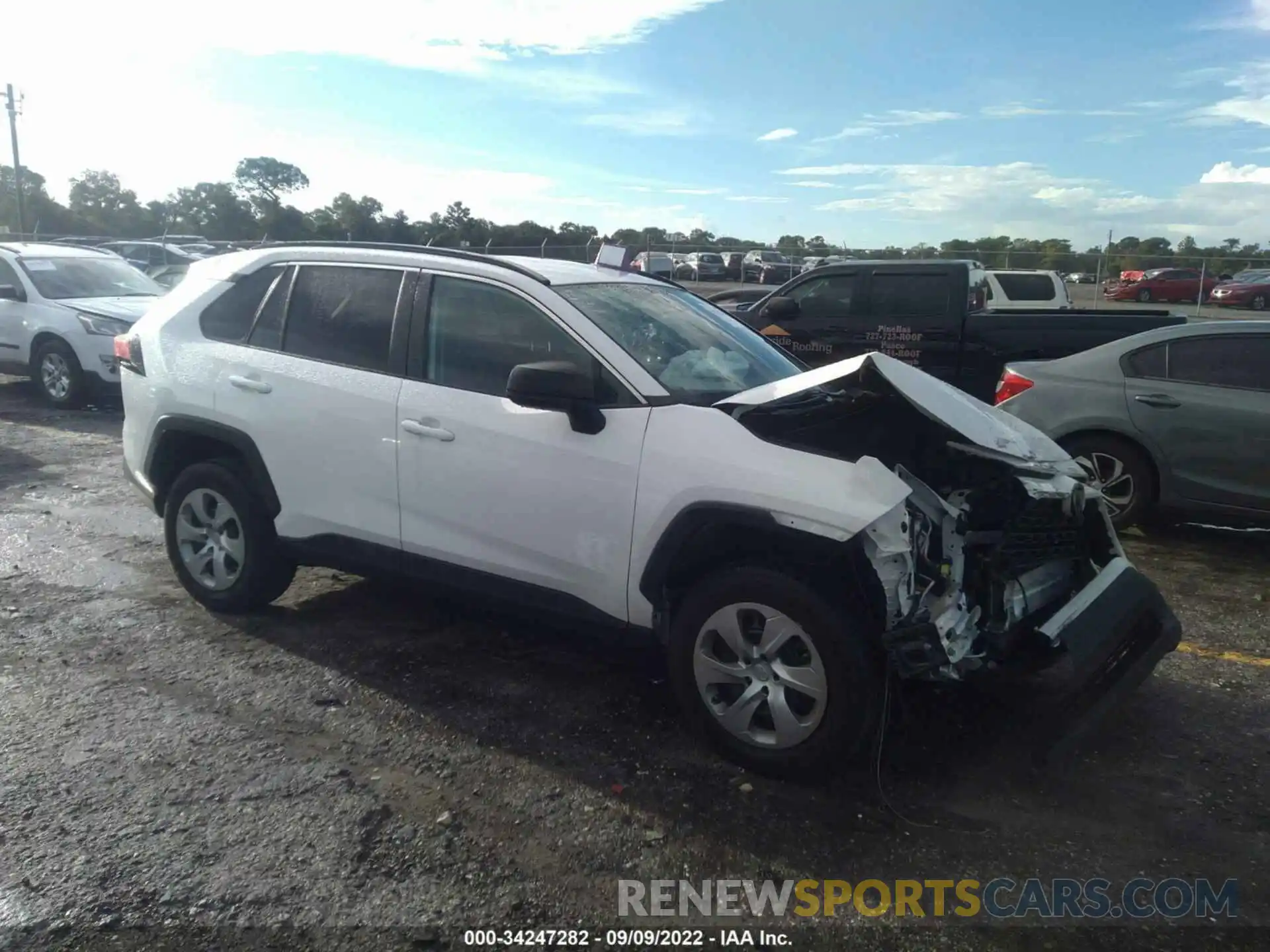 1 Photograph of a damaged car 2T3F1RFV0LC102561 TOYOTA RAV4 2020