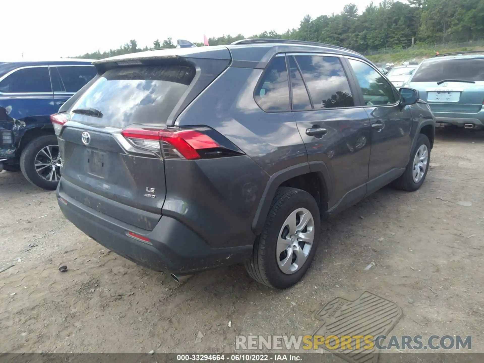 4 Photograph of a damaged car 2T3F1RFV0LC108599 TOYOTA RAV4 2020