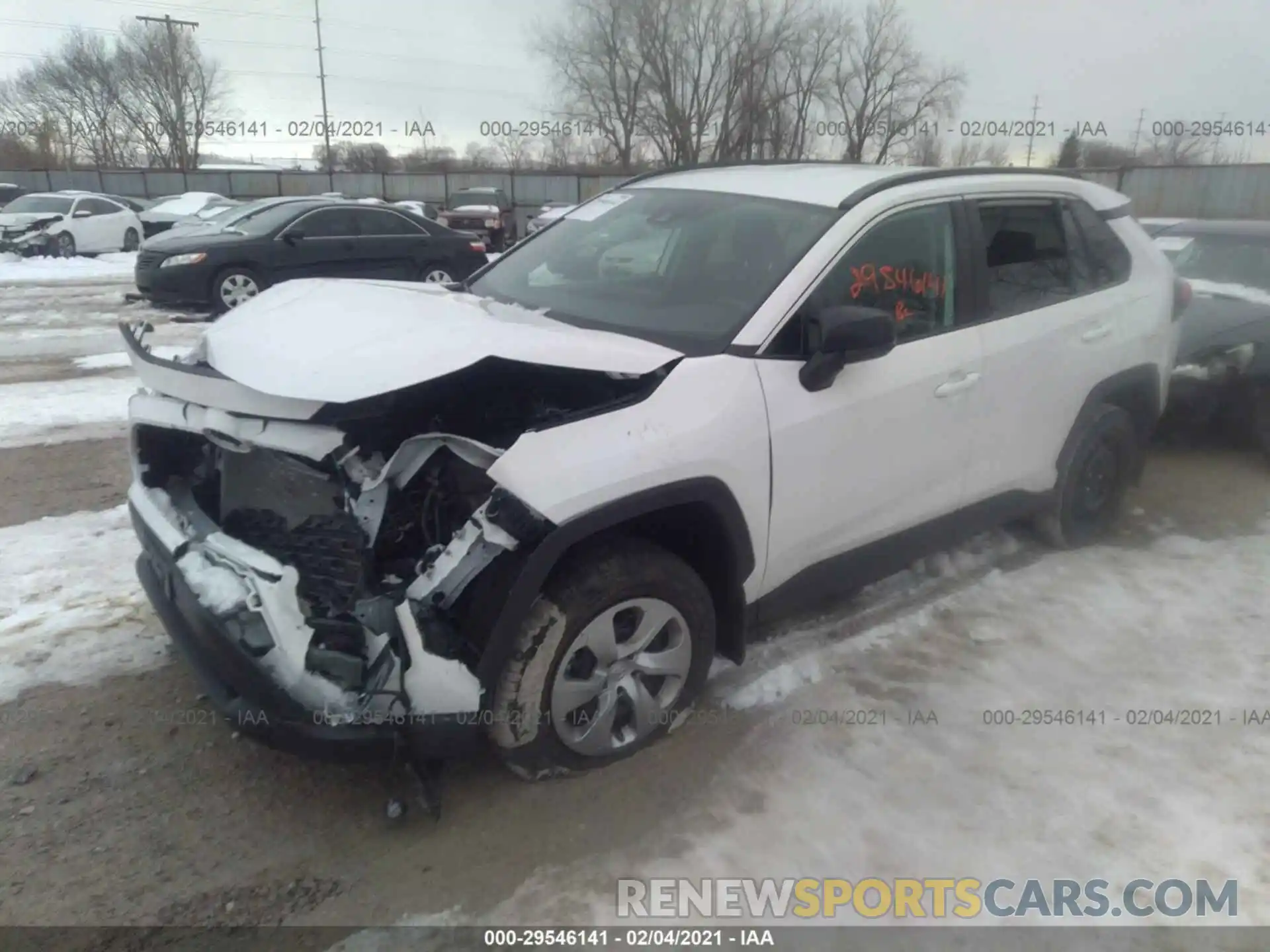 2 Photograph of a damaged car 2T3F1RFV0LC114581 TOYOTA RAV4 2020