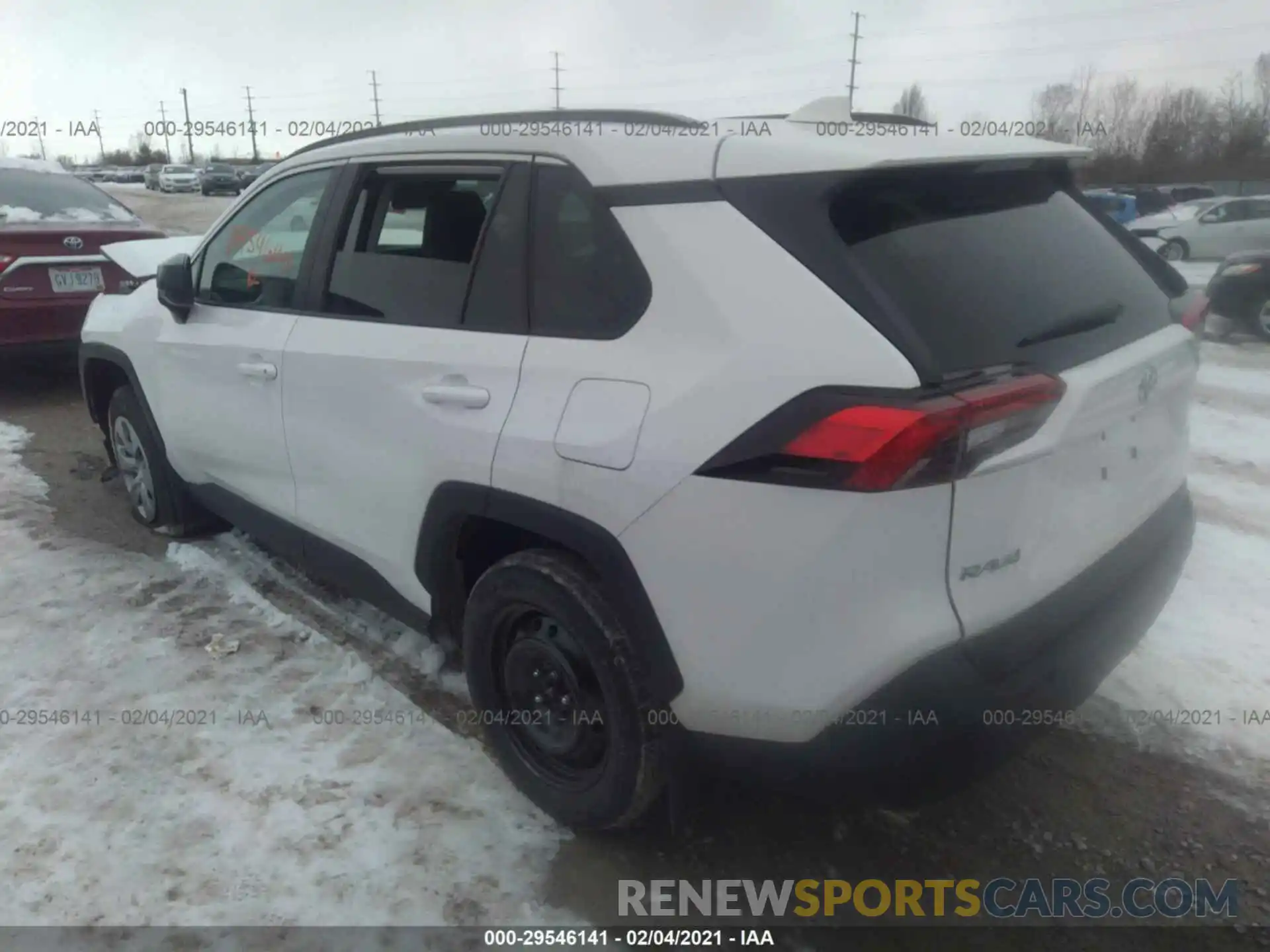 3 Photograph of a damaged car 2T3F1RFV0LC114581 TOYOTA RAV4 2020