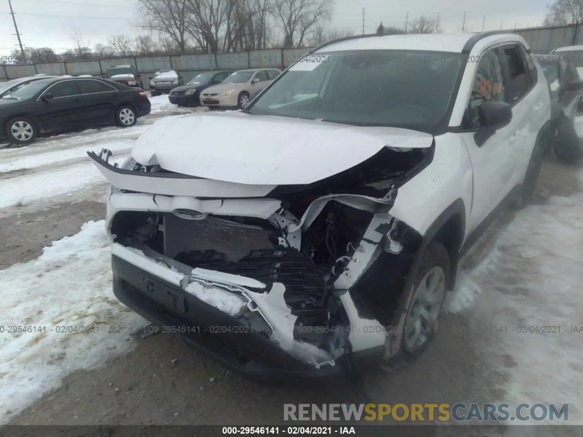 6 Photograph of a damaged car 2T3F1RFV0LC114581 TOYOTA RAV4 2020