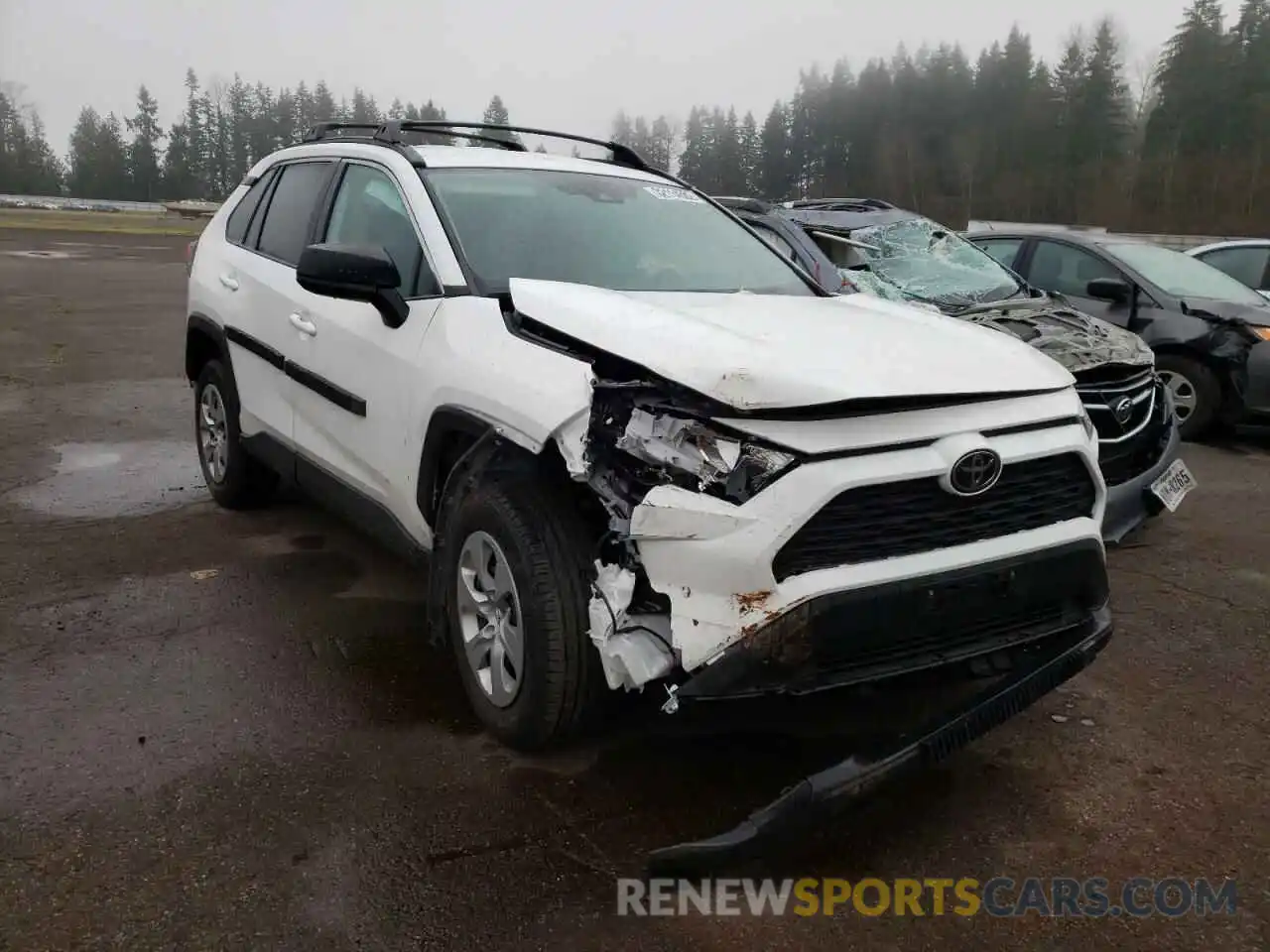 1 Photograph of a damaged car 2T3F1RFV0LC115858 TOYOTA RAV4 2020