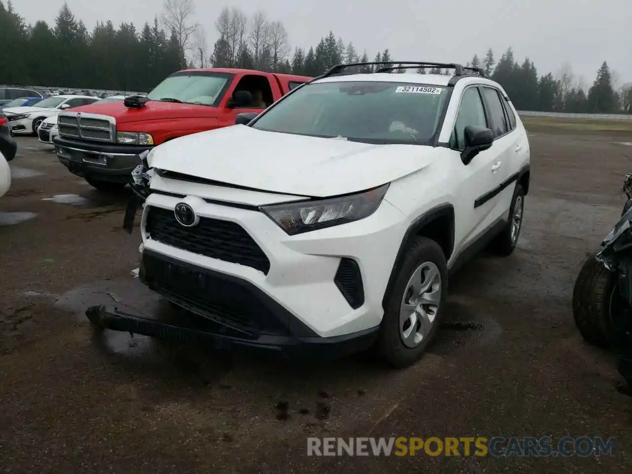 2 Photograph of a damaged car 2T3F1RFV0LC115858 TOYOTA RAV4 2020