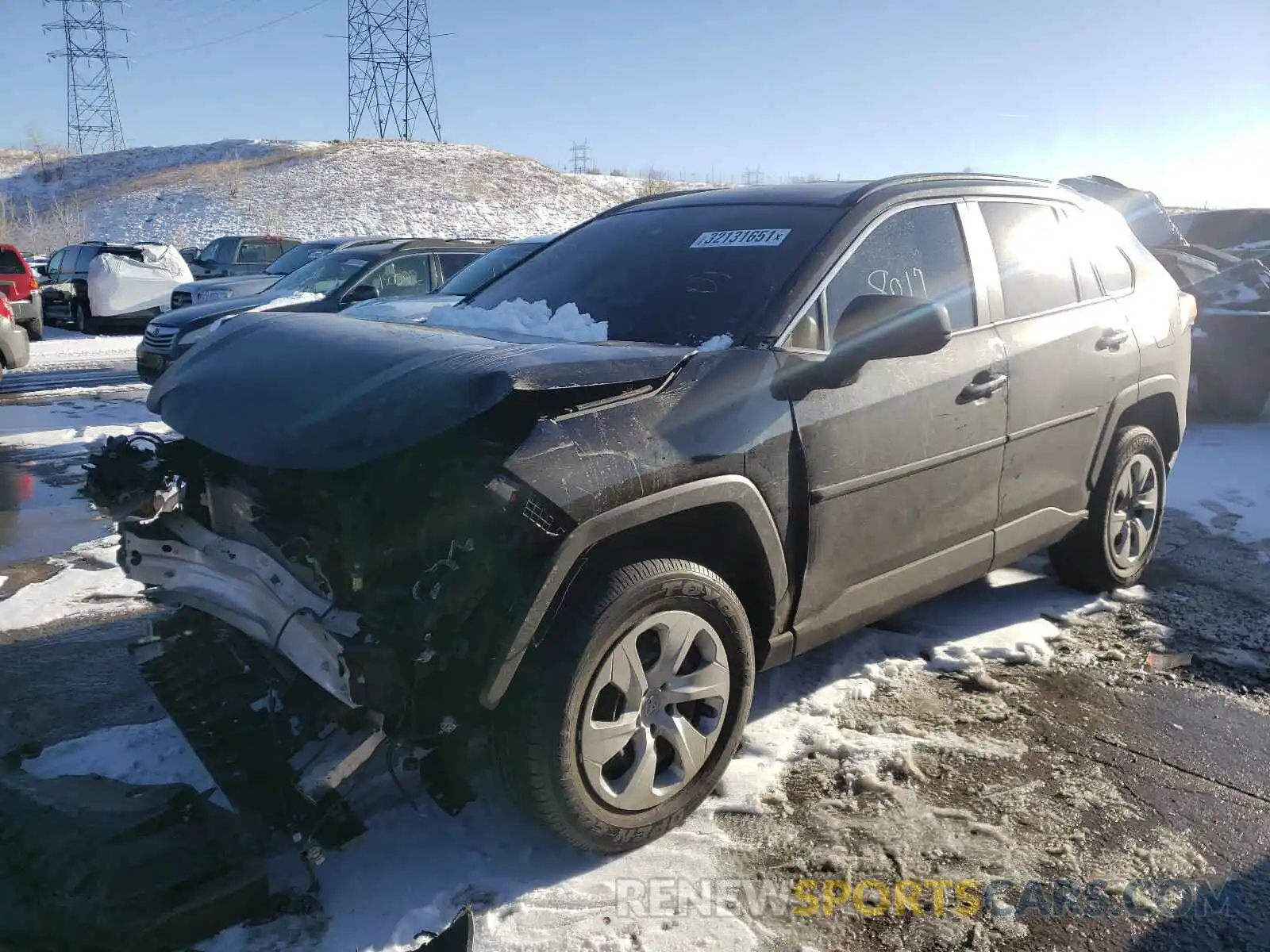 2 Photograph of a damaged car 2T3F1RFV0LC116153 TOYOTA RAV4 2020