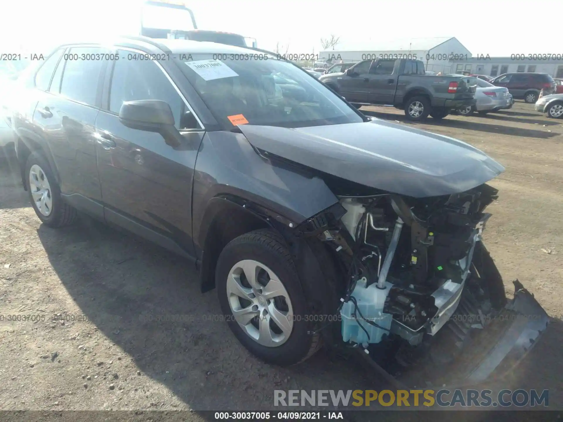 1 Photograph of a damaged car 2T3F1RFV0LC119179 TOYOTA RAV4 2020