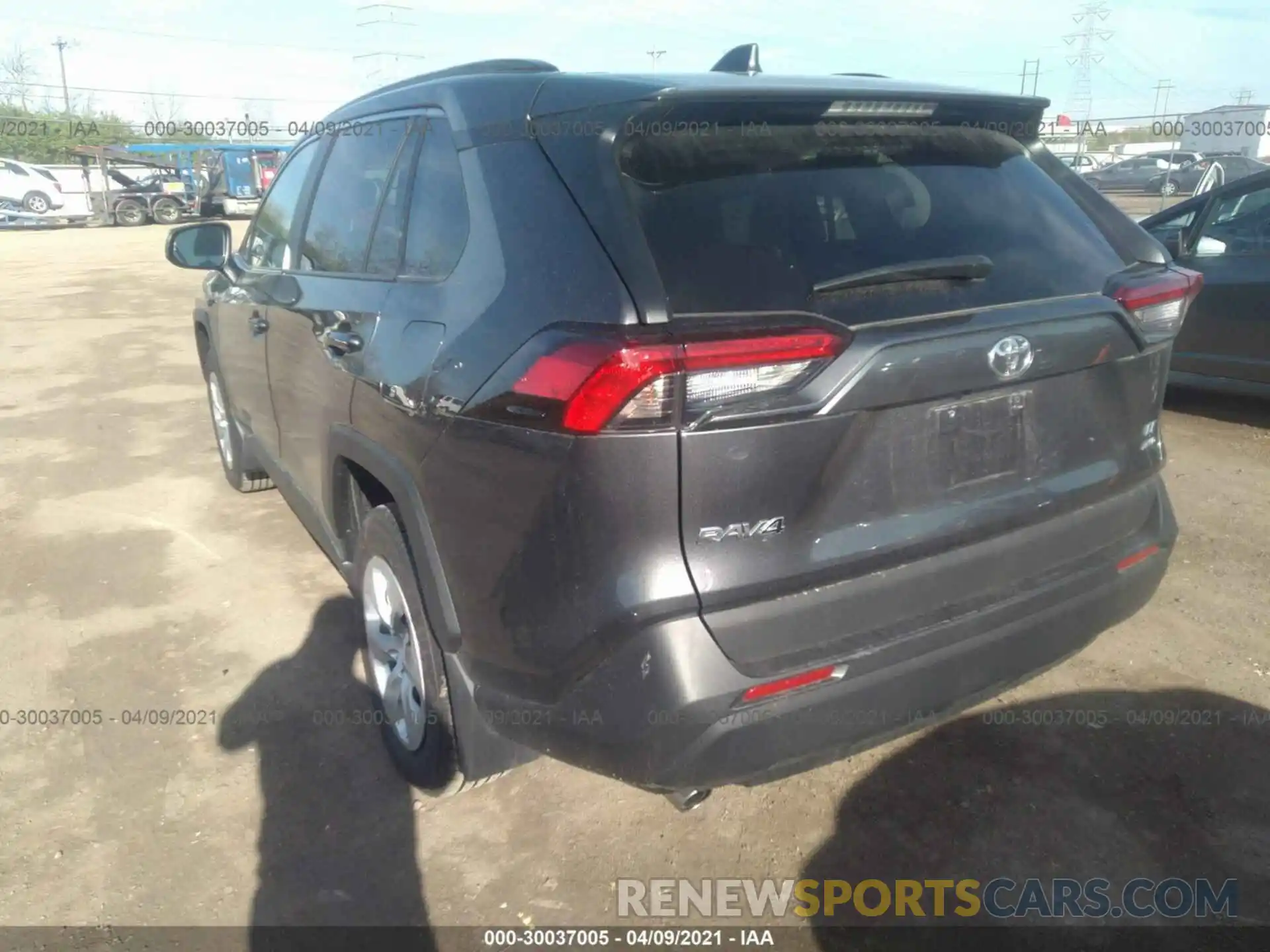 3 Photograph of a damaged car 2T3F1RFV0LC119179 TOYOTA RAV4 2020