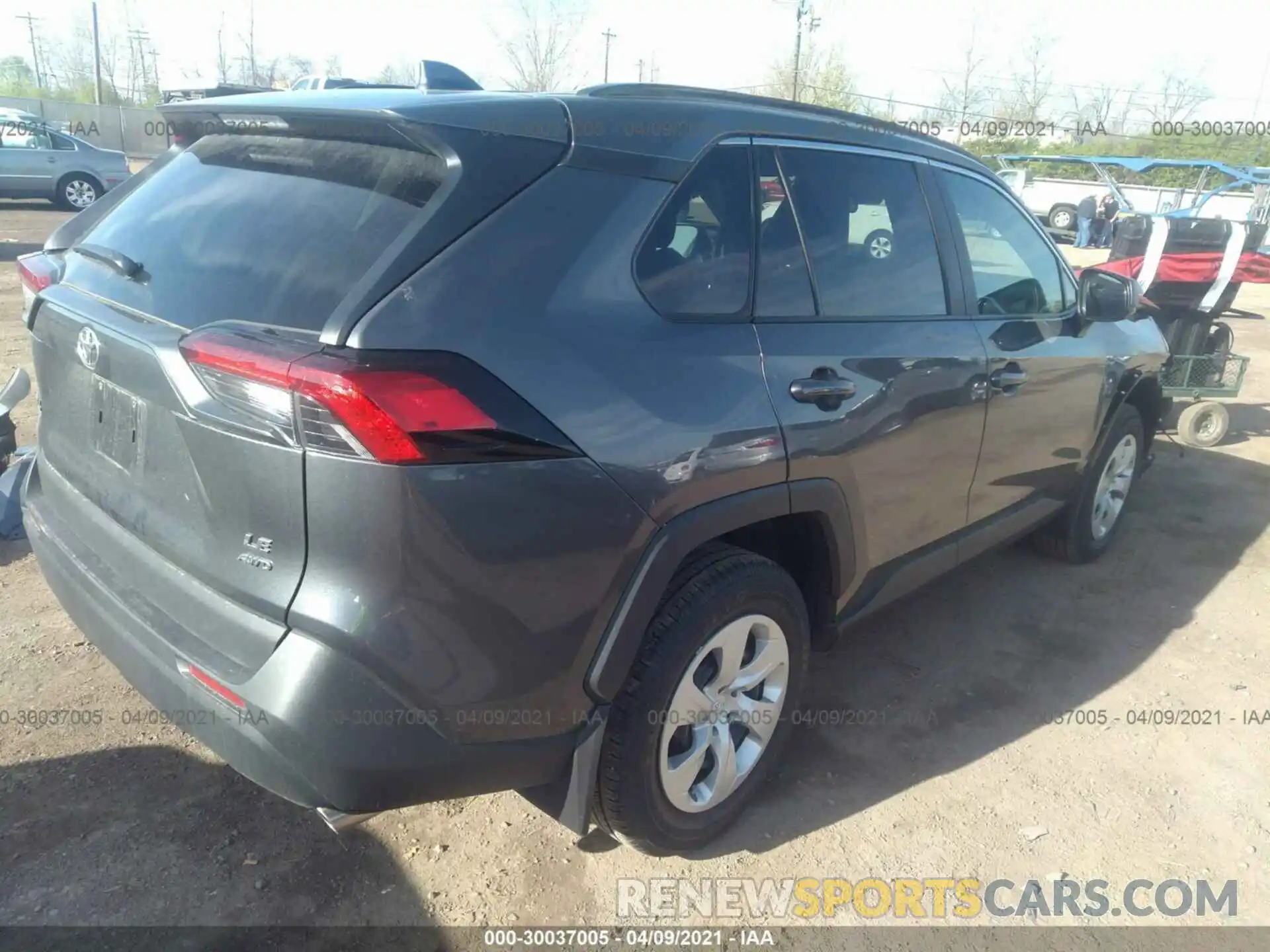 4 Photograph of a damaged car 2T3F1RFV0LC119179 TOYOTA RAV4 2020