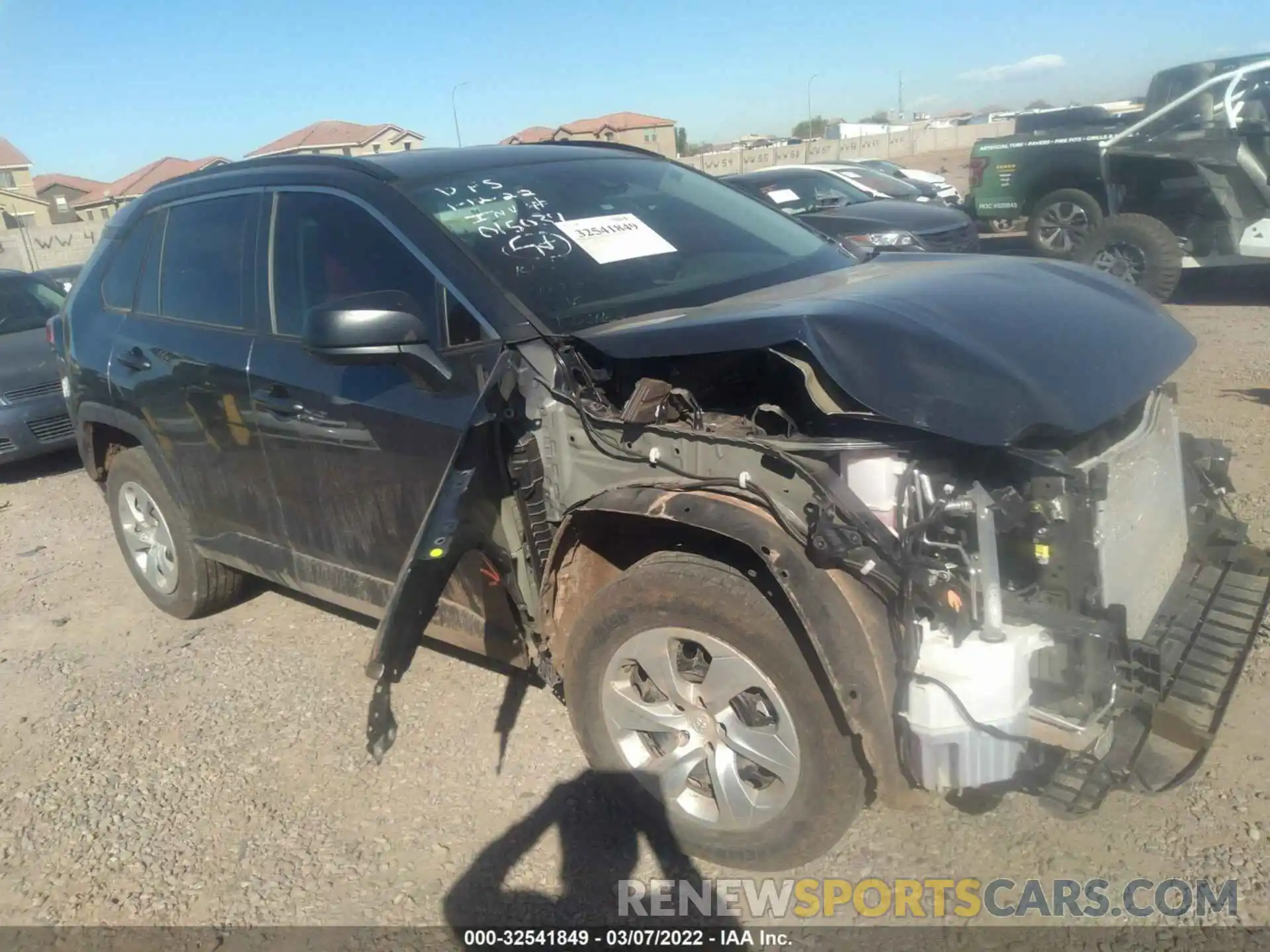 1 Photograph of a damaged car 2T3F1RFV0LC120896 TOYOTA RAV4 2020