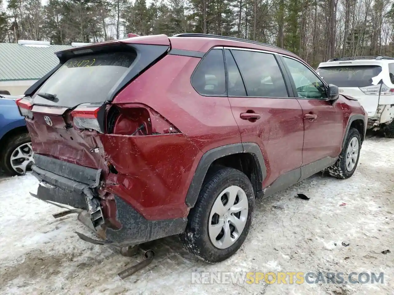 4 Фотография поврежденного автомобиля 2T3F1RFV0LC129047 TOYOTA RAV4 2020