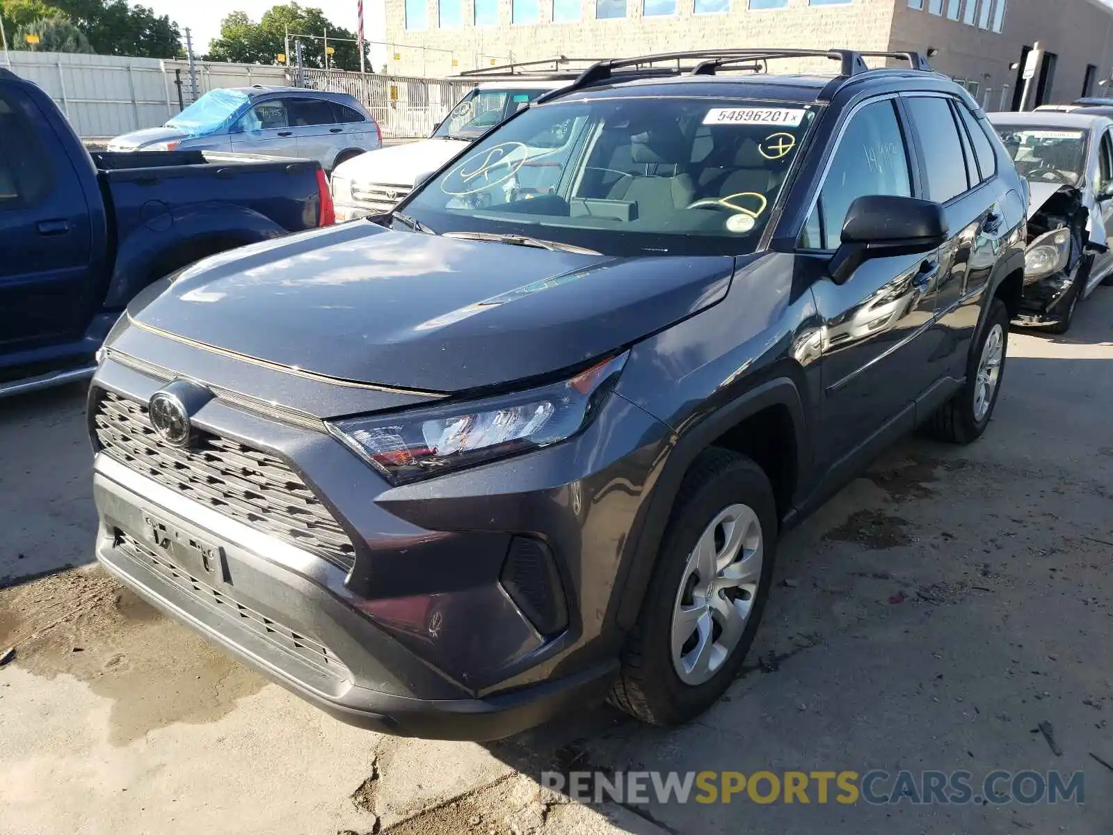 2 Photograph of a damaged car 2T3F1RFV0LC134104 TOYOTA RAV4 2020