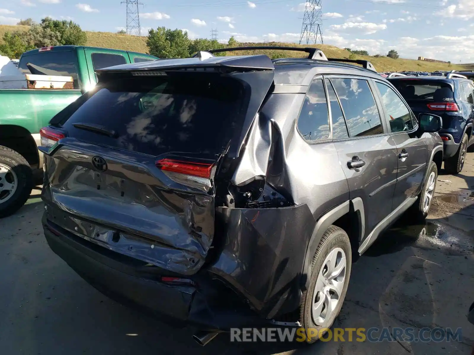 4 Photograph of a damaged car 2T3F1RFV0LC134104 TOYOTA RAV4 2020