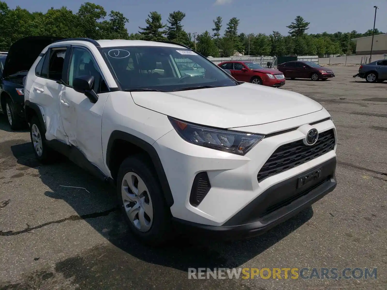 1 Photograph of a damaged car 2T3F1RFV0LW086649 TOYOTA RAV4 2020