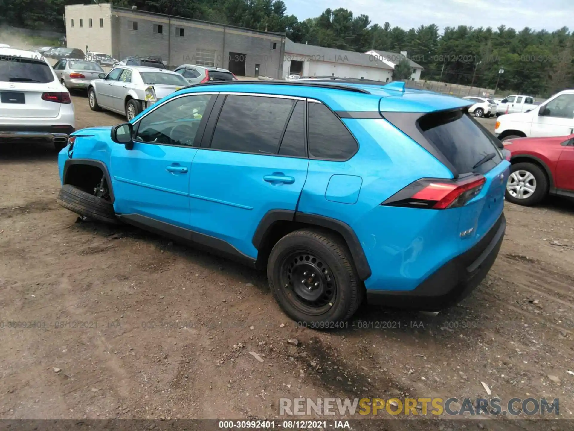 3 Photograph of a damaged car 2T3F1RFV0LW091916 TOYOTA RAV4 2020