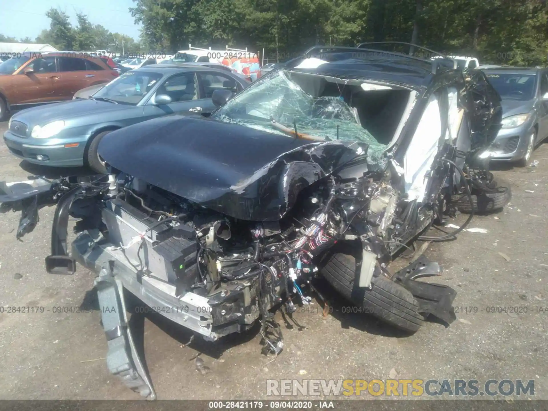 2 Photograph of a damaged car 2T3F1RFV0LW098025 TOYOTA RAV4 2020