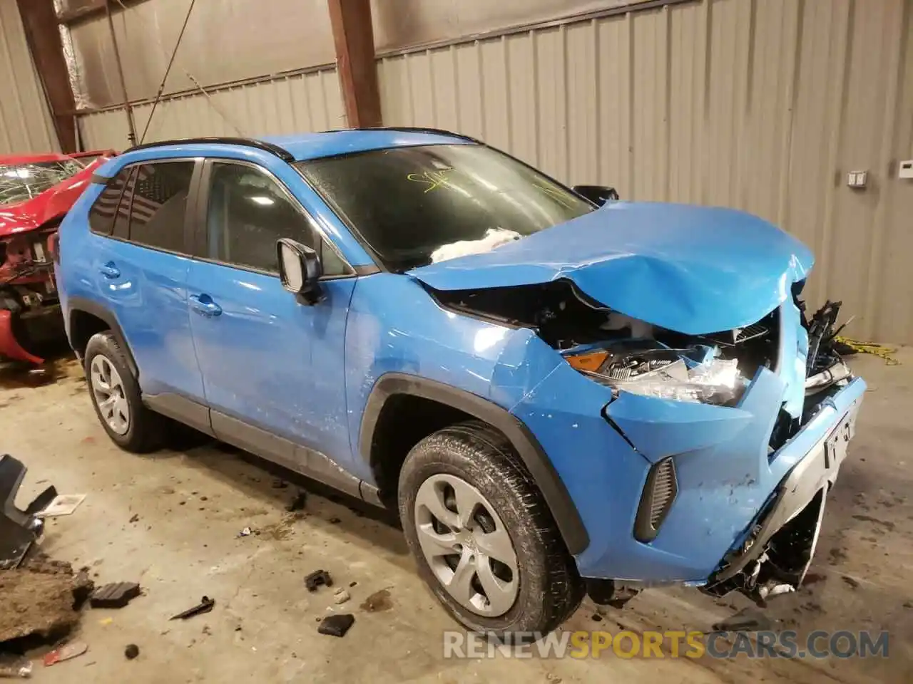 1 Photograph of a damaged car 2T3F1RFV0LW098686 TOYOTA RAV4 2020