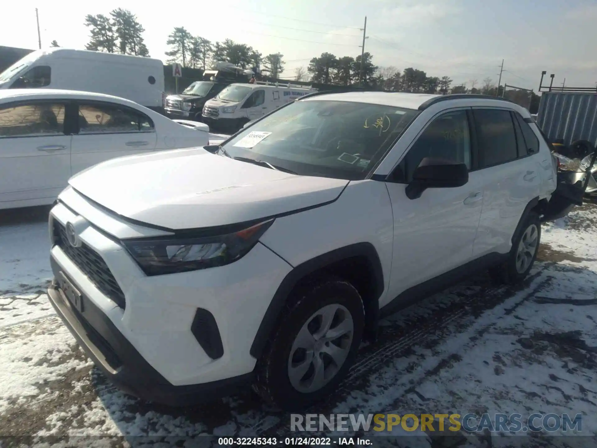 2 Photograph of a damaged car 2T3F1RFV0LW104230 TOYOTA RAV4 2020