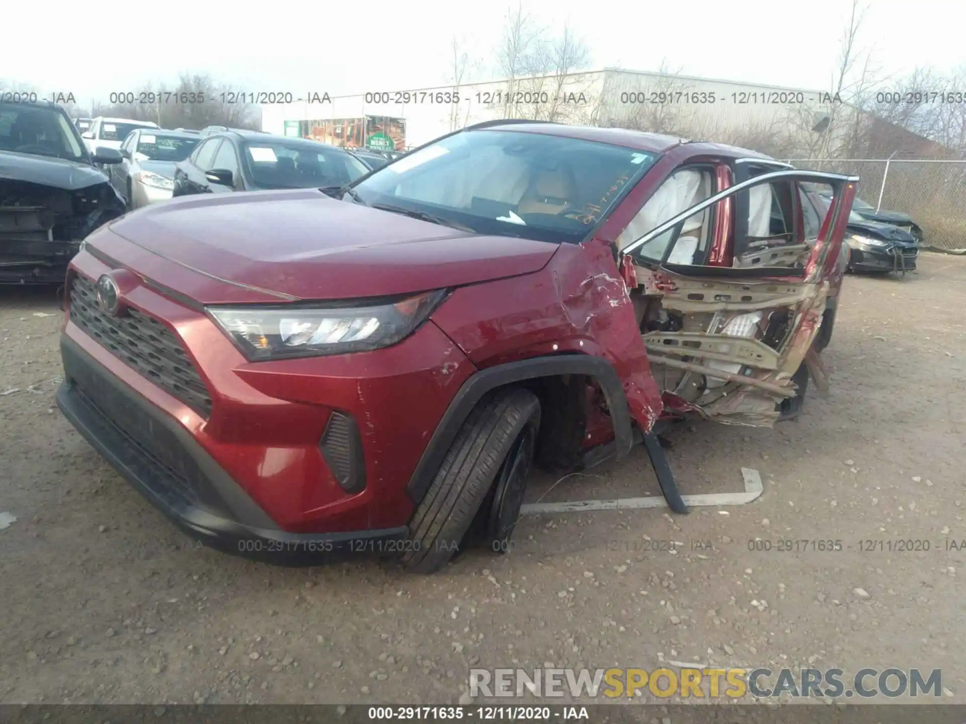 2 Photograph of a damaged car 2T3F1RFV1LC070994 TOYOTA RAV4 2020