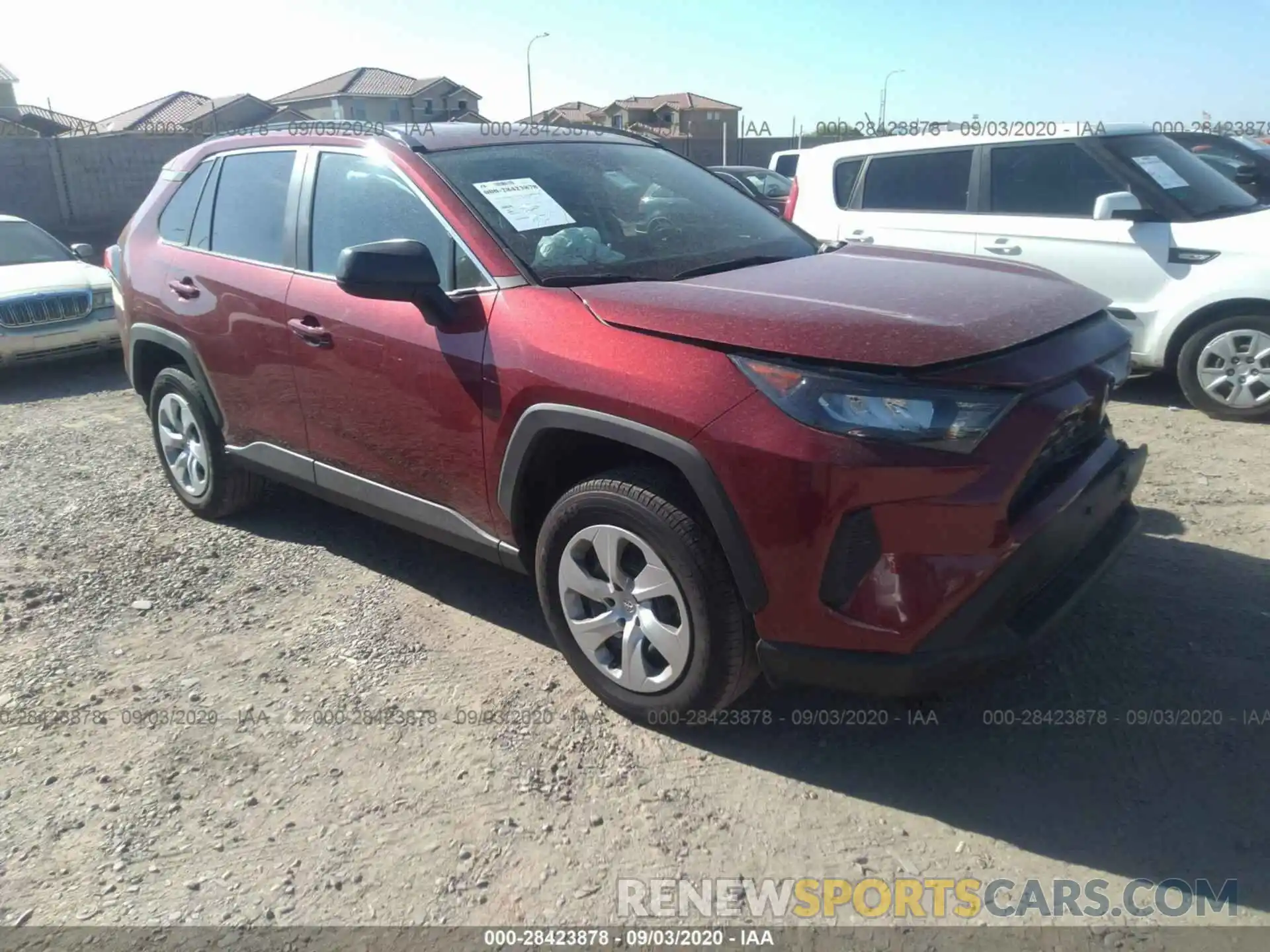 1 Photograph of a damaged car 2T3F1RFV1LC084247 TOYOTA RAV4 2020