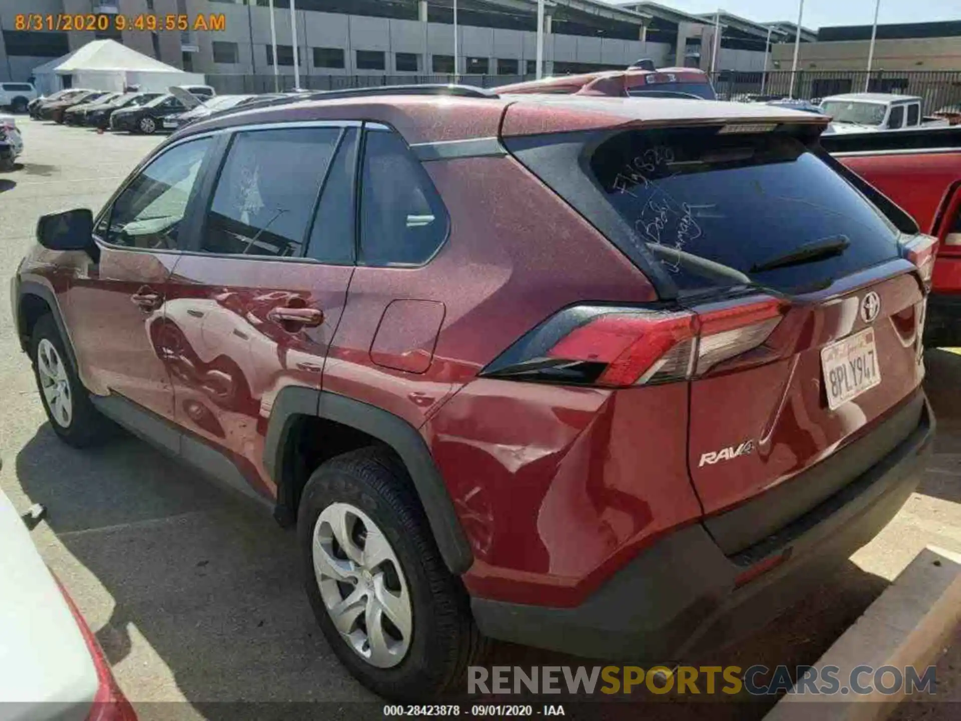 15 Photograph of a damaged car 2T3F1RFV1LC084247 TOYOTA RAV4 2020