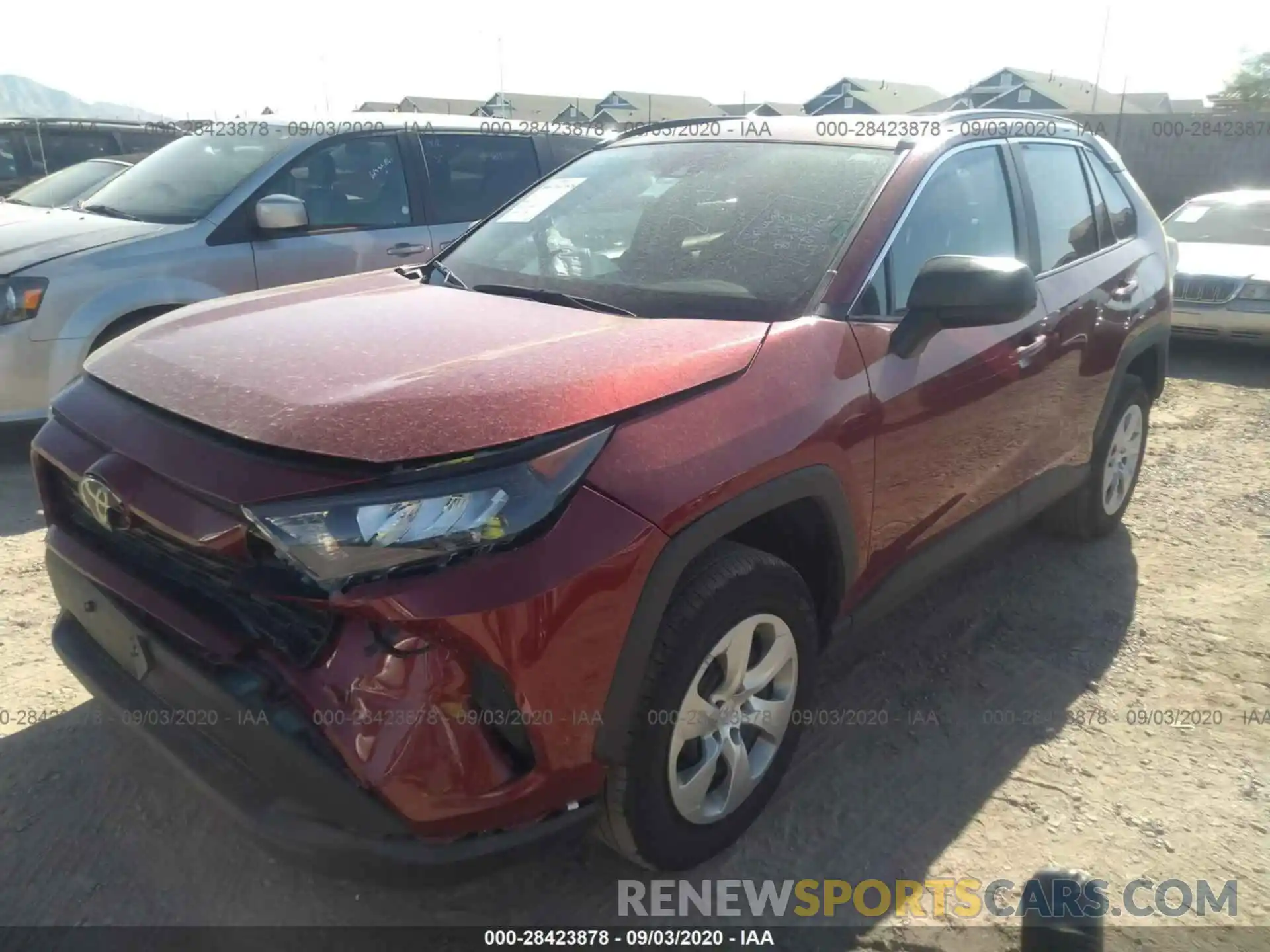 2 Photograph of a damaged car 2T3F1RFV1LC084247 TOYOTA RAV4 2020