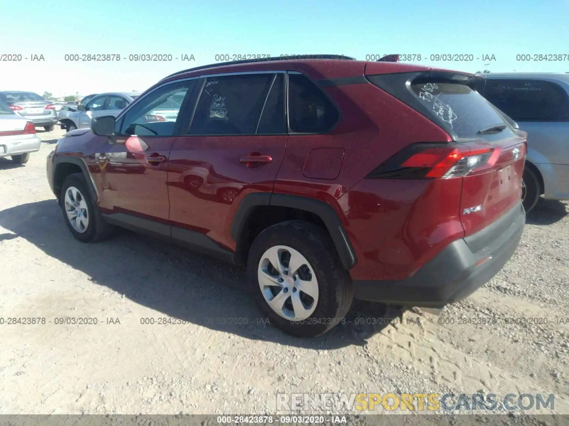 3 Photograph of a damaged car 2T3F1RFV1LC084247 TOYOTA RAV4 2020