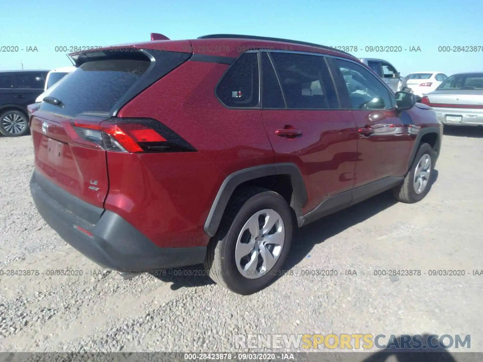 4 Photograph of a damaged car 2T3F1RFV1LC084247 TOYOTA RAV4 2020