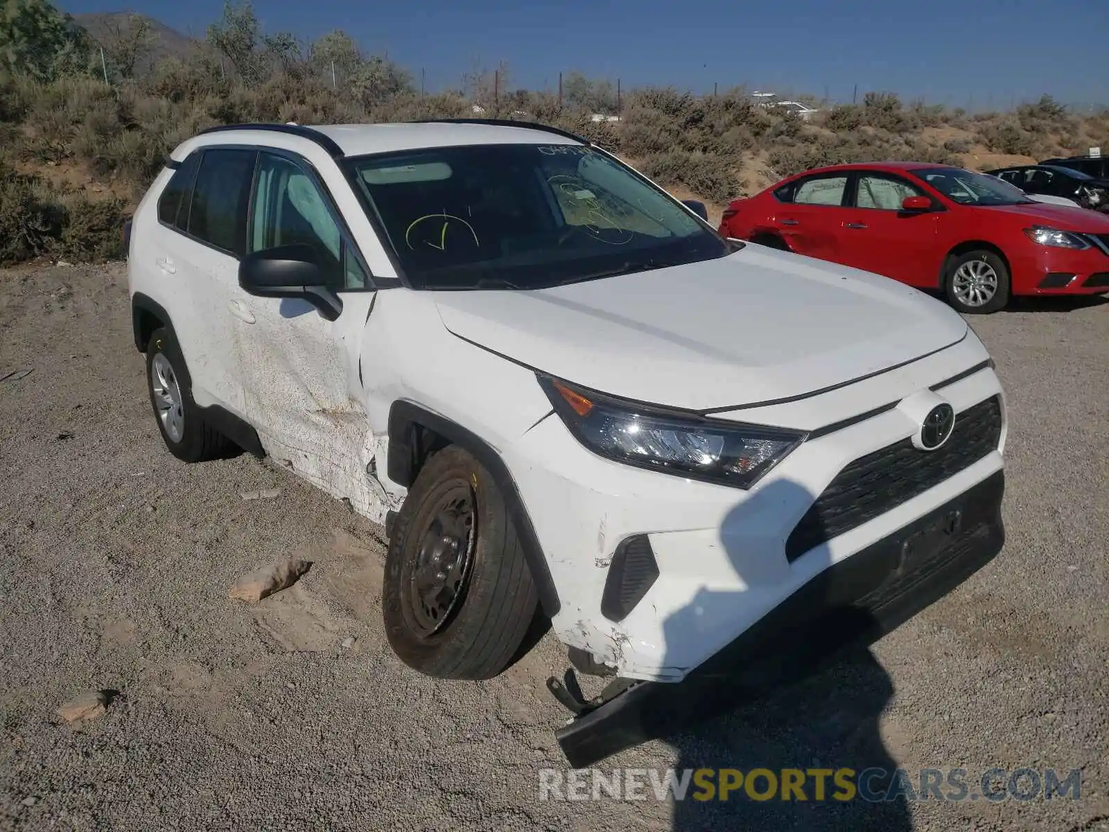 1 Photograph of a damaged car 2T3F1RFV1LC085219 TOYOTA RAV4 2020