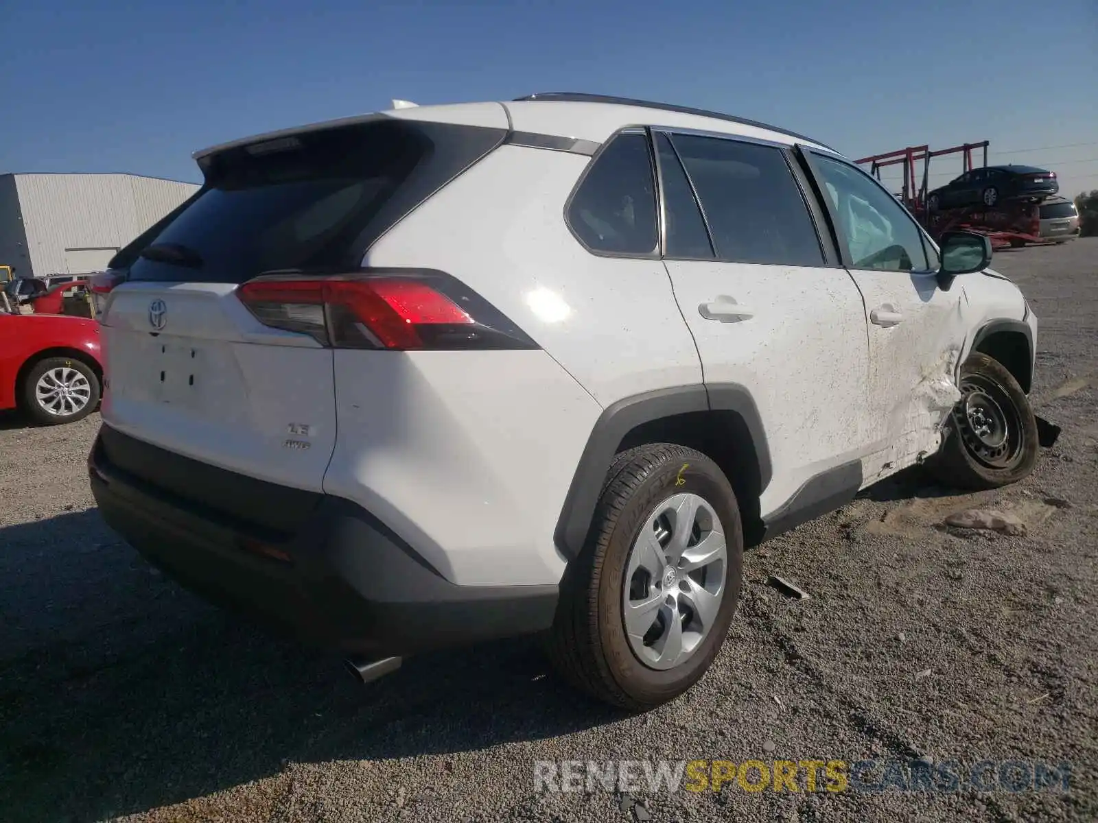 4 Photograph of a damaged car 2T3F1RFV1LC085219 TOYOTA RAV4 2020