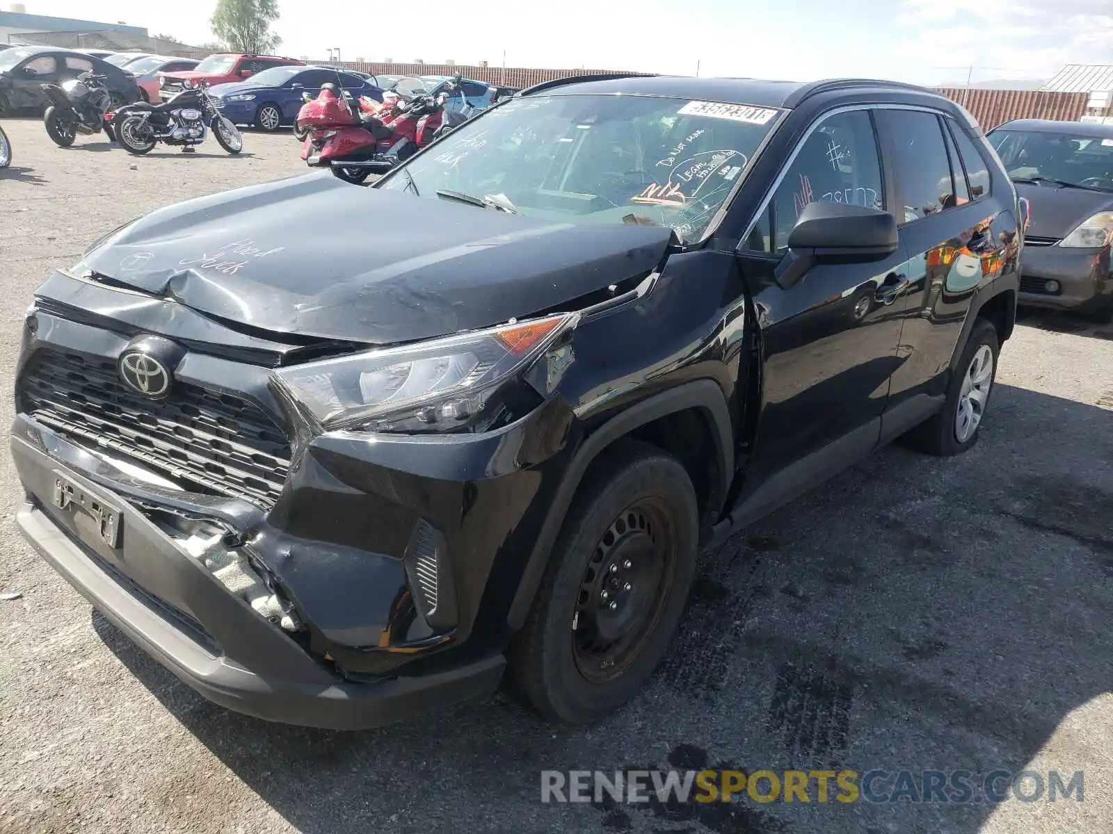 2 Photograph of a damaged car 2T3F1RFV1LC088024 TOYOTA RAV4 2020