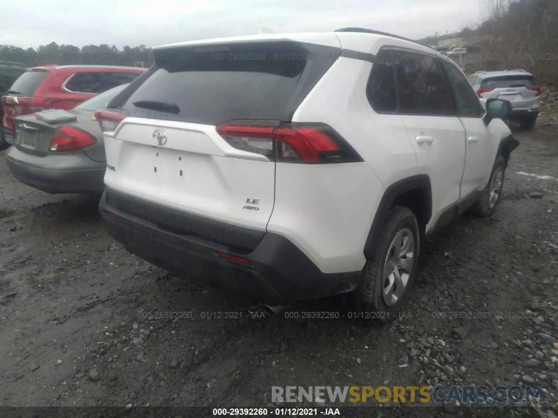 4 Photograph of a damaged car 2T3F1RFV1LC089903 TOYOTA RAV4 2020