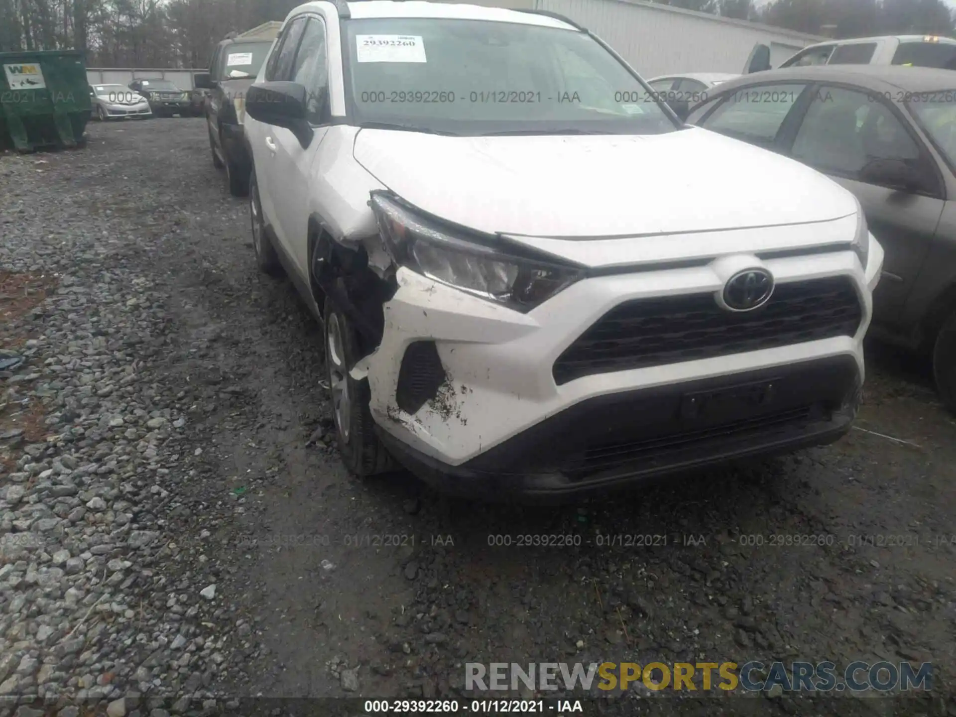 6 Photograph of a damaged car 2T3F1RFV1LC089903 TOYOTA RAV4 2020