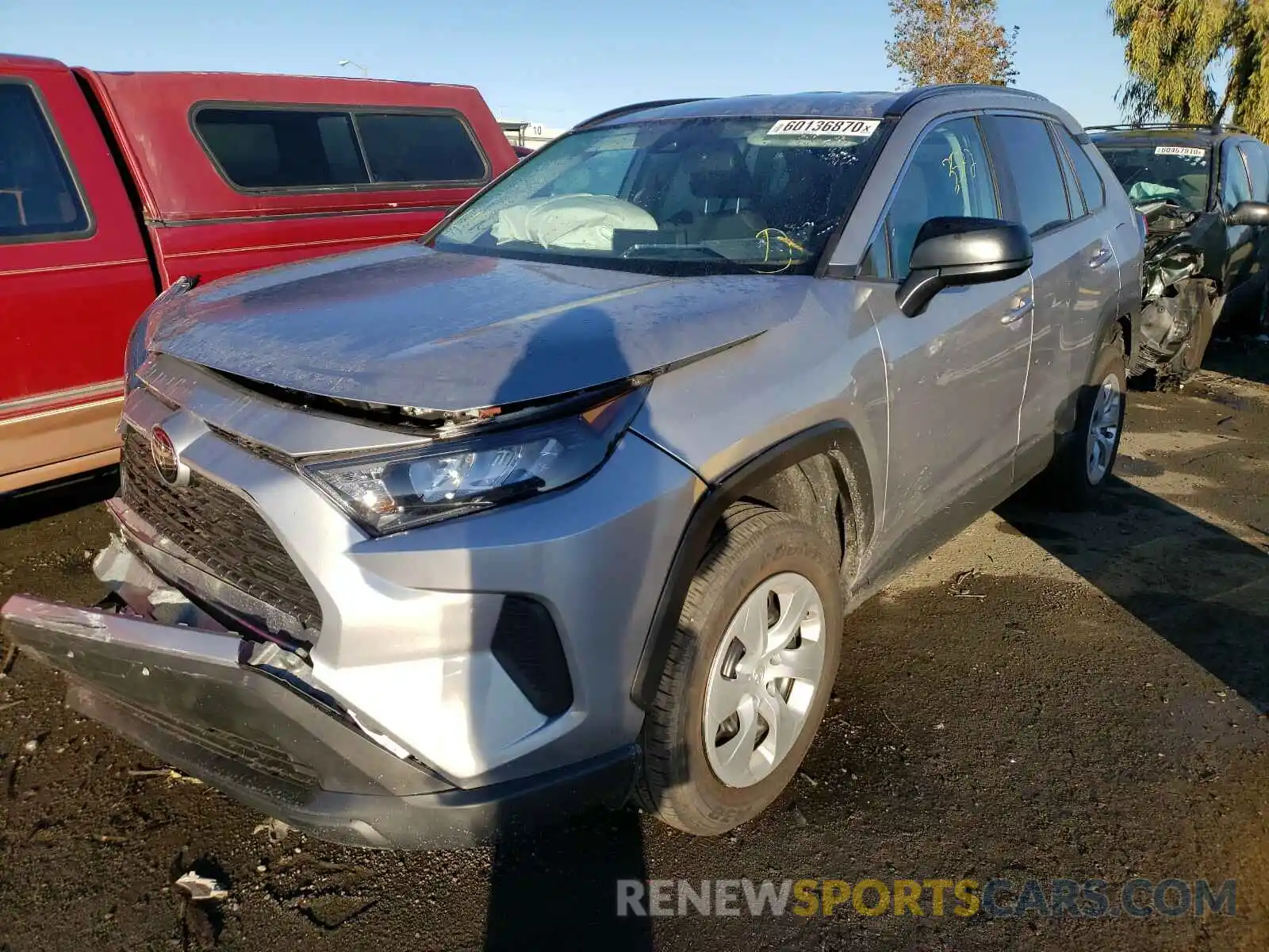 2 Photograph of a damaged car 2T3F1RFV1LC094034 TOYOTA RAV4 2020