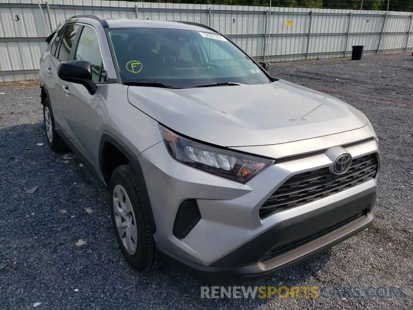 1 Photograph of a damaged car 2T3F1RFV1LC112340 TOYOTA RAV4 2020