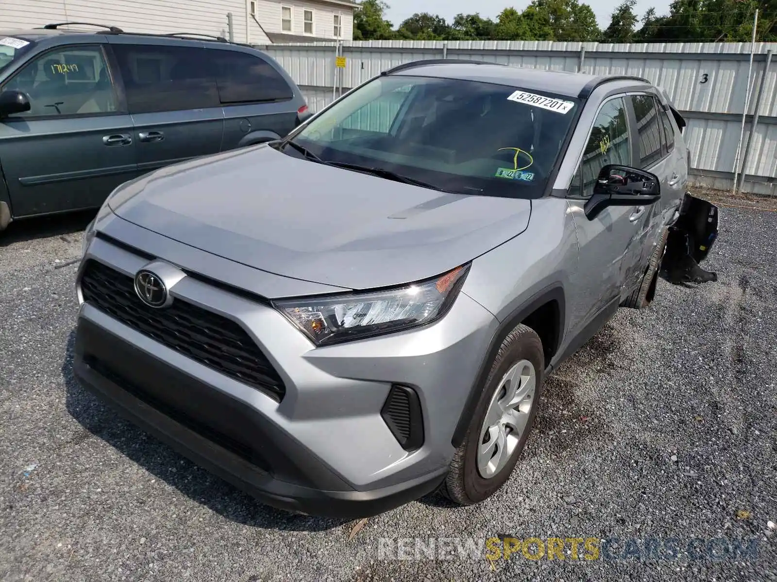 2 Photograph of a damaged car 2T3F1RFV1LC112340 TOYOTA RAV4 2020