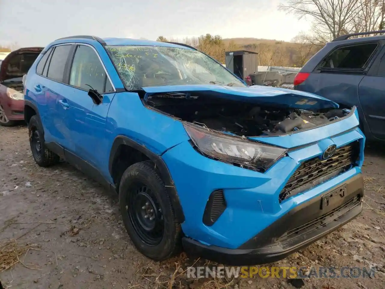 1 Photograph of a damaged car 2T3F1RFV1LC132071 TOYOTA RAV4 2020