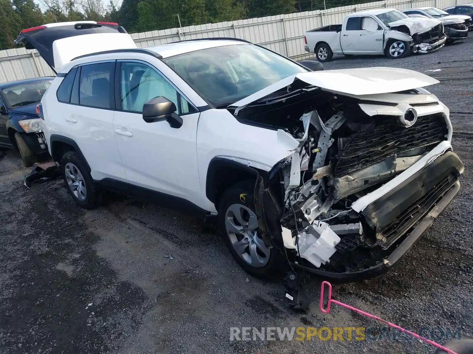 1 Photograph of a damaged car 2T3F1RFV1LW096316 TOYOTA RAV4 2020